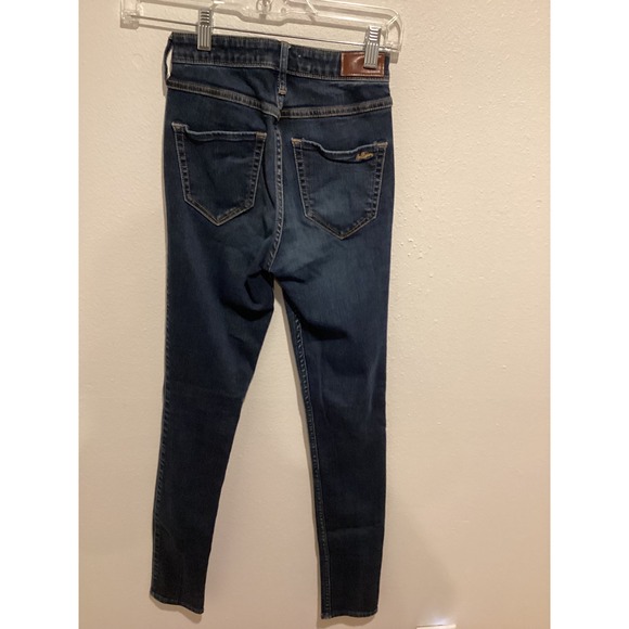 Hollister Ultra High Rise Super Skinny Jeans Dark Wash Women Size 23x30 - Picture 3 of 4